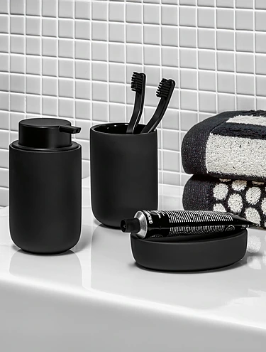 Стакан для зубных щеток Black Velvet, 10 см