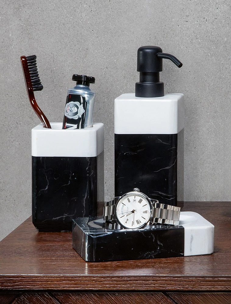 Стакан для зубных щёток Black & White, 11 см от Möve