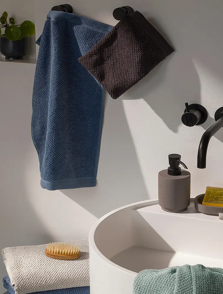 Полотенце Bliss Steel Blue, 30x50 см от Möve