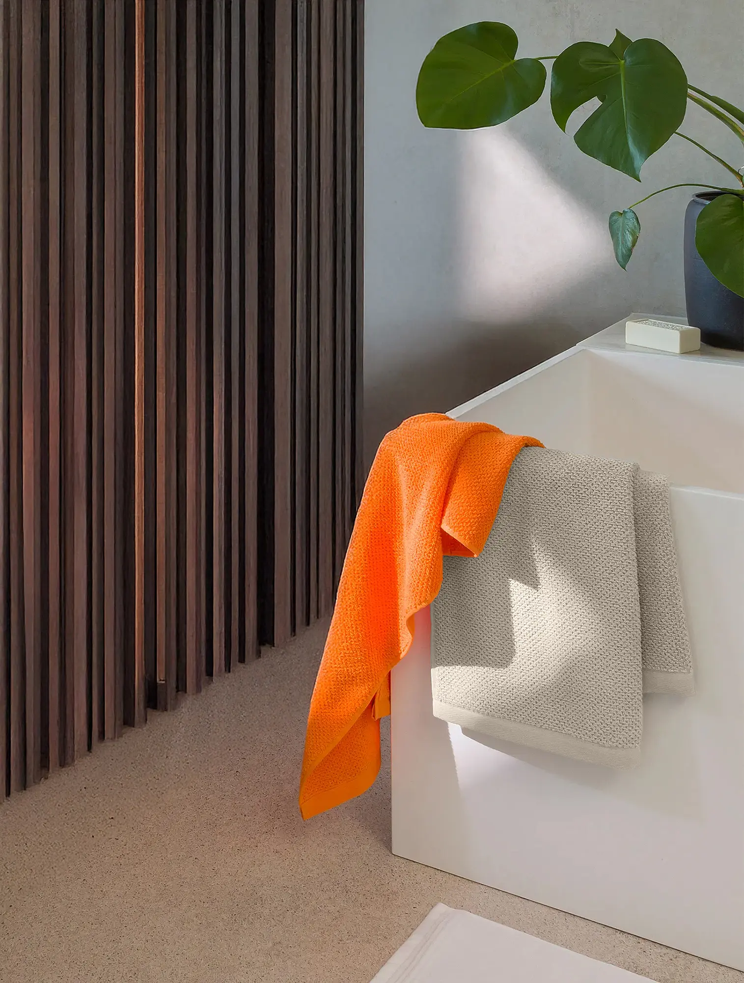 Полотенце Bliss Silver Grey, 67x140 см