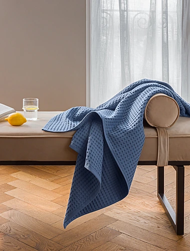 Полотенце Piquee Steel Blue, 70х140 см