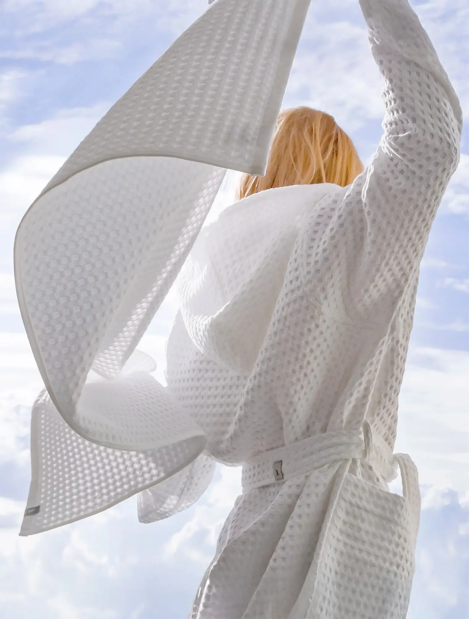 Полотенце Piquee Snow, 70х140 см