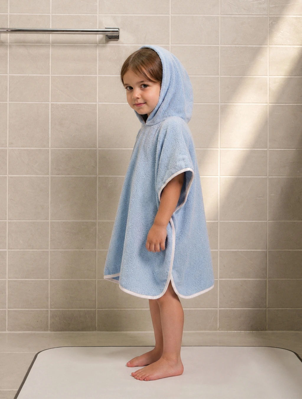 Детское полотенце-пончо Soft Hug Aqua, 92-104 см