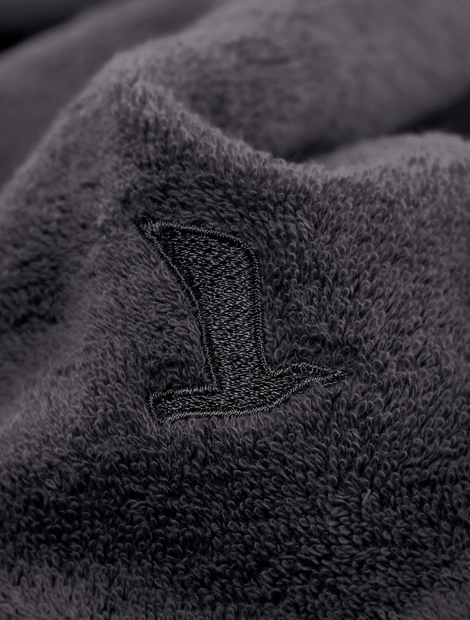 Полотенце Superwuschel Dark Grey, 80x150 см