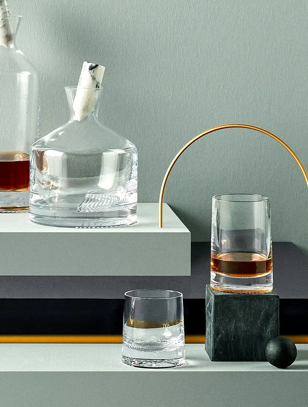 Набор из 2 стаканов для виски Alba, 260 мл