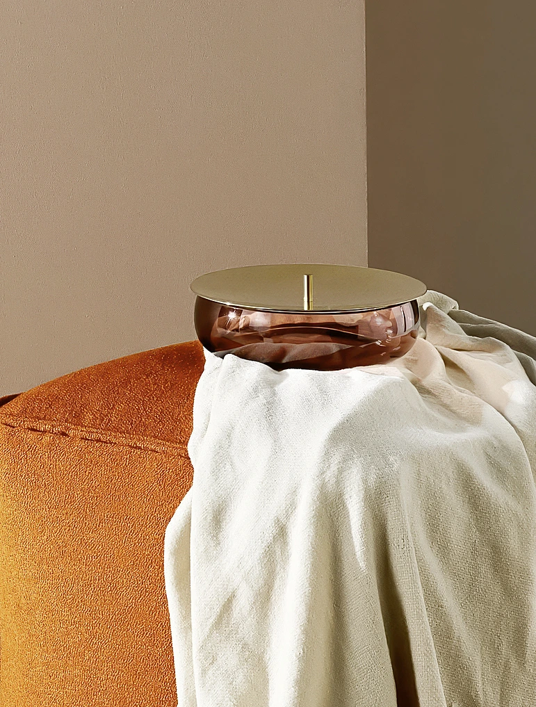 Декоративная ёмкость Beret, 21,5x6,5 см от Nude Glass