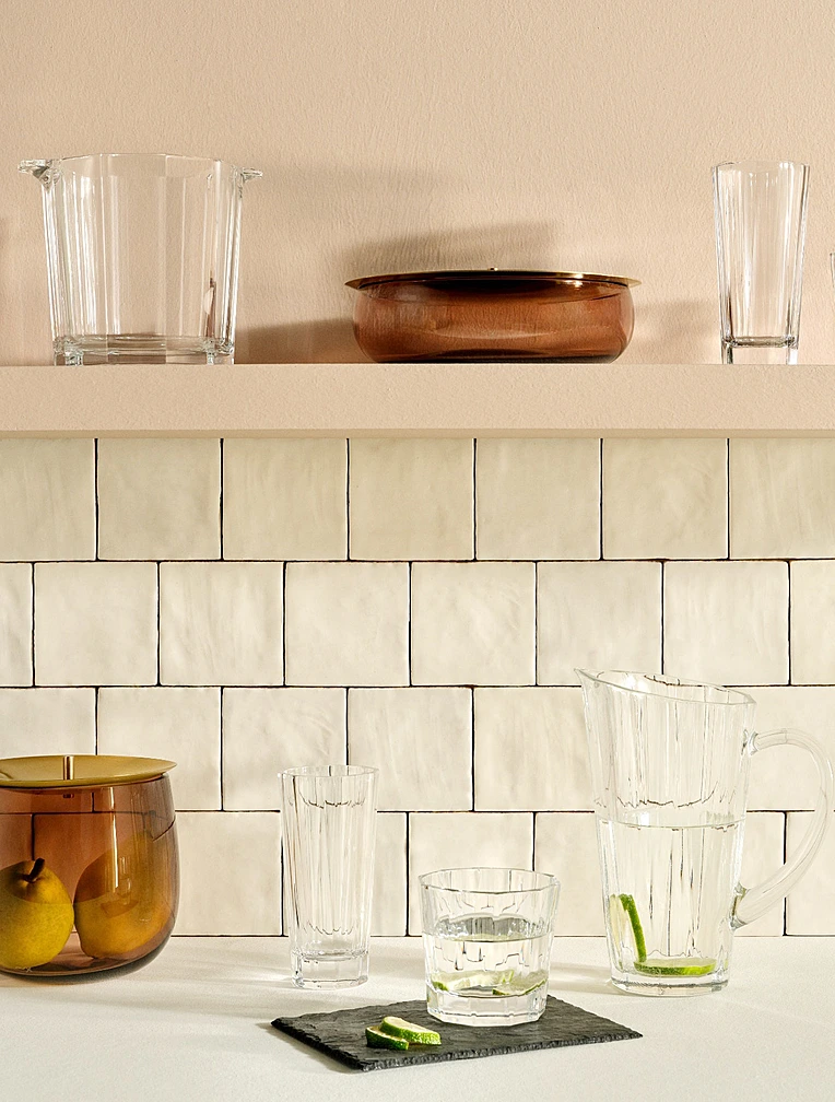 Декоративная ёмкость Beret, 21,5x6,5 см от Nude Glass