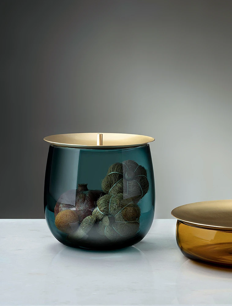 Декоративная ёмкость Beret, 16x15,5 см от Nude Glass