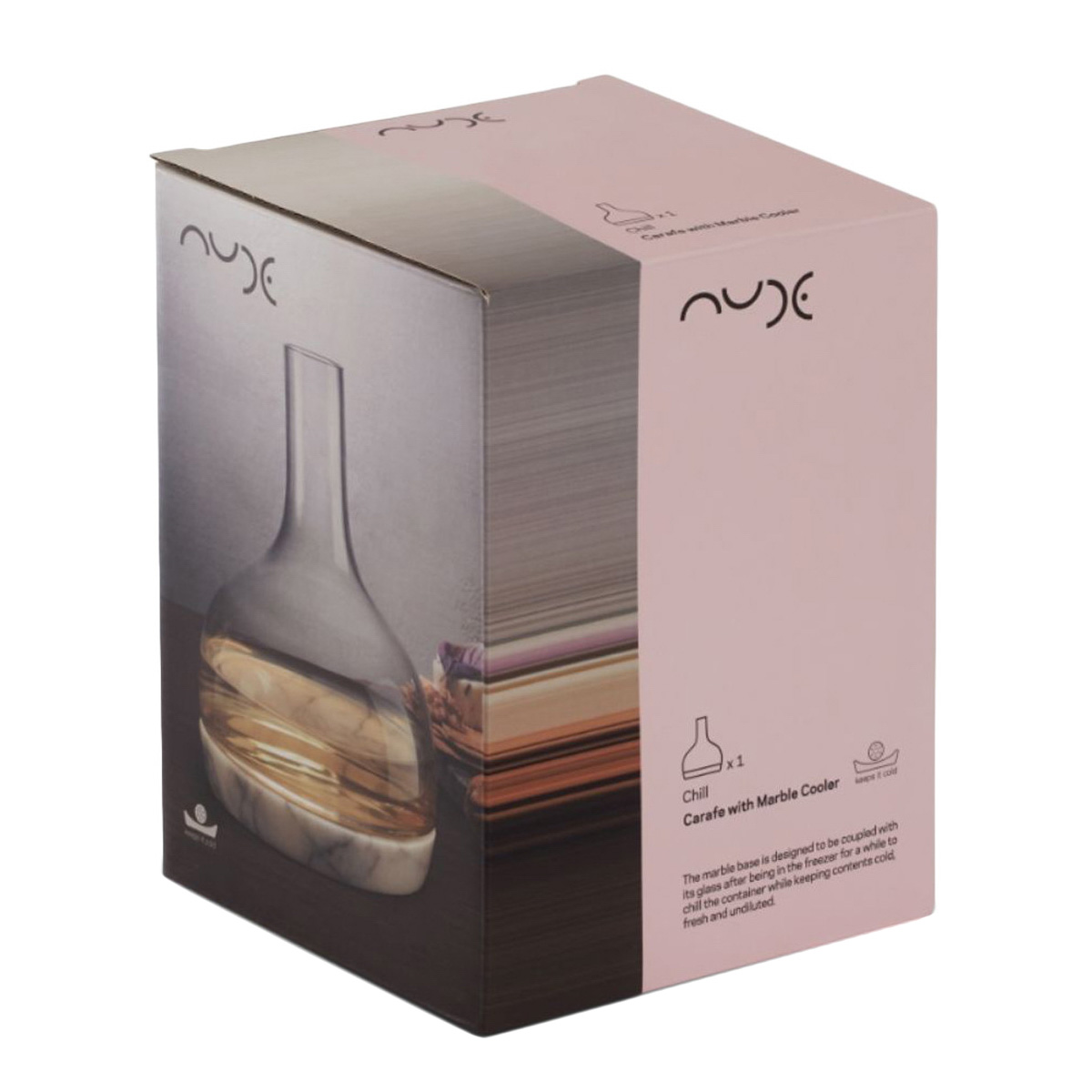 Штоф с подставкой Chill, 1,25 л от Nude Glass