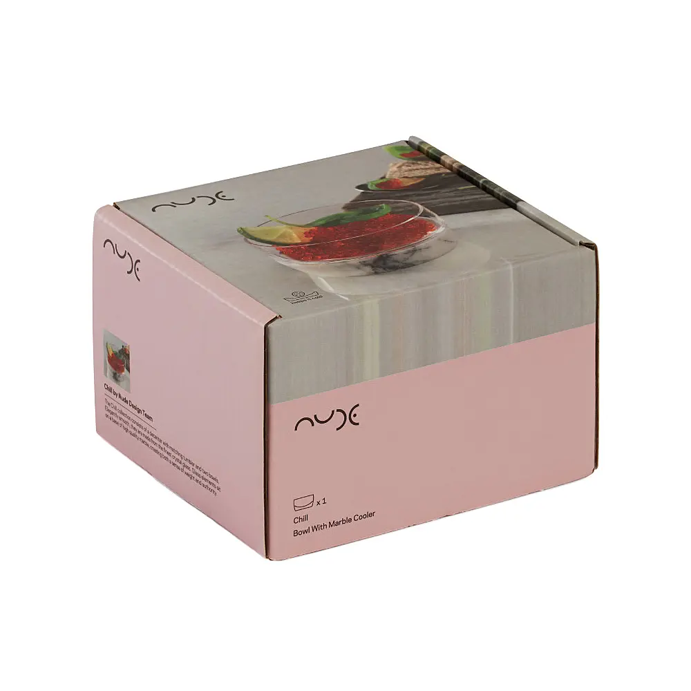 Чаша с подставкой Chill, 9 см от Nude Glass