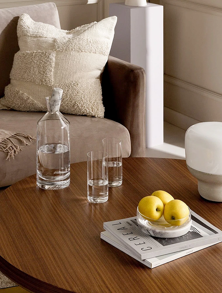 Чаша с подставкой Chill, 15 см от Nude Glass