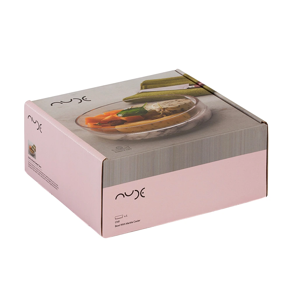 Чаша с подставкой Chill, 15 см от Nude Glass