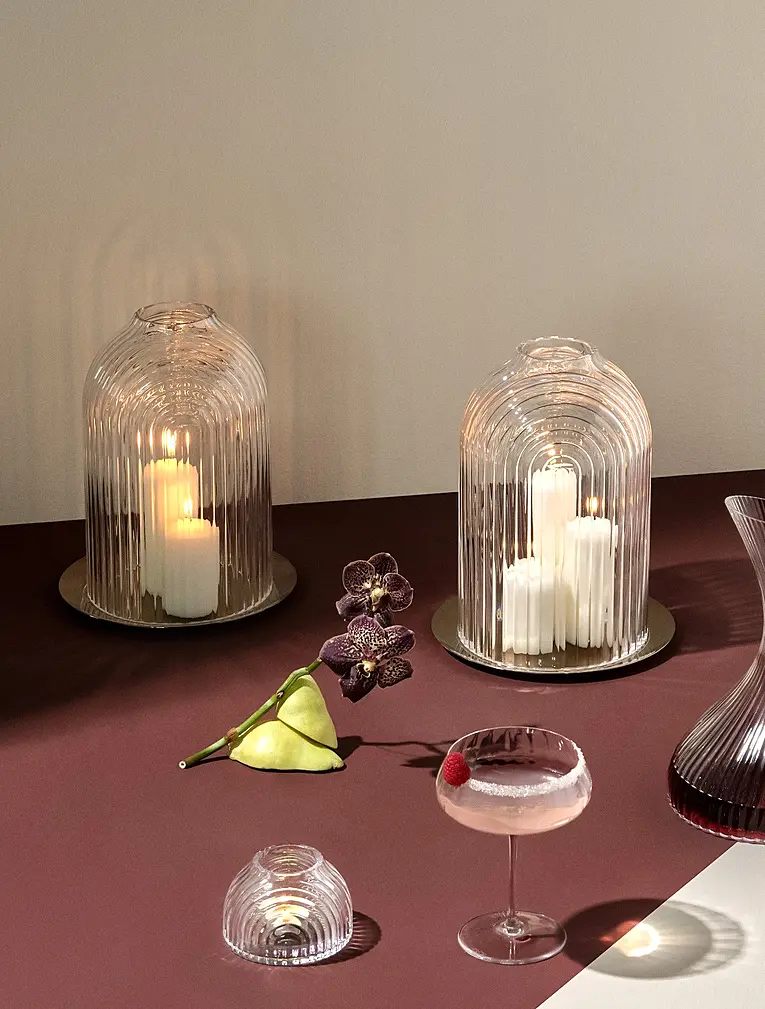 Подсвечник Ilo, 21 см от Nude Glass