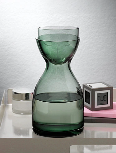 Набор из графина 850 мл и стакана для воды Mr & Mrs