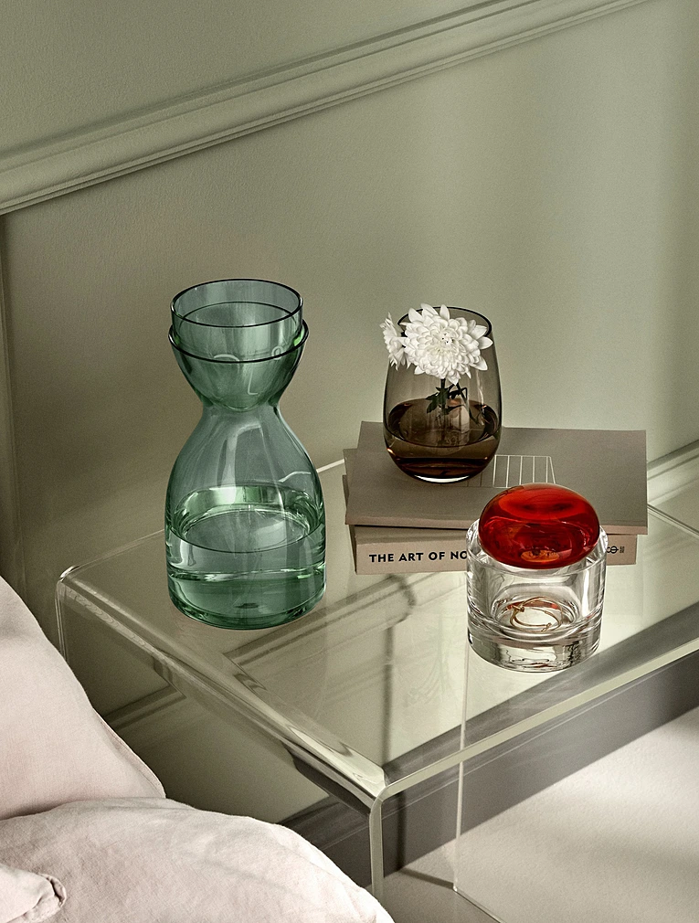 Набор из графина 850 мл и стакана для воды Mr & Mrs от Nude Glass