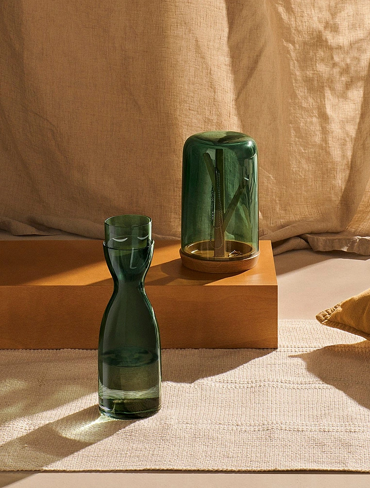 Набор из графина 700 мл и стакана для воды Mr & Mrs от Nude Glass