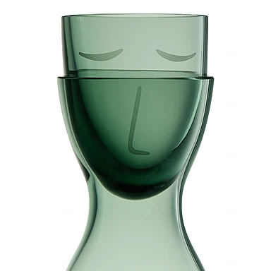 Набор из графина 700 мл и стакана для воды Mr & Mrs