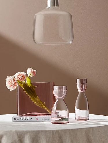 Набор из графина 850 мл и стакана для воды Mr & Mrs