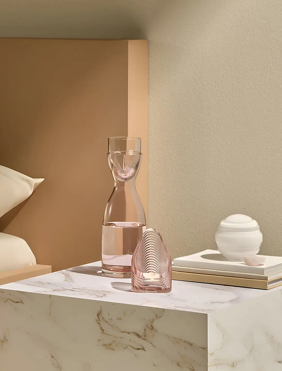 Набор из графина 700 мл и стакана для воды Mr & Mrs