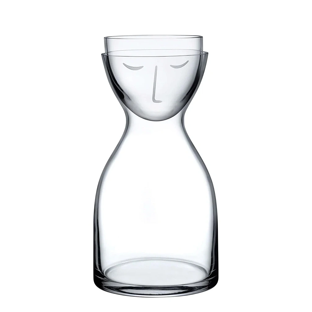 Набор из графина 850 мл и стакана для воды Mr & Mrs от Nude Glass