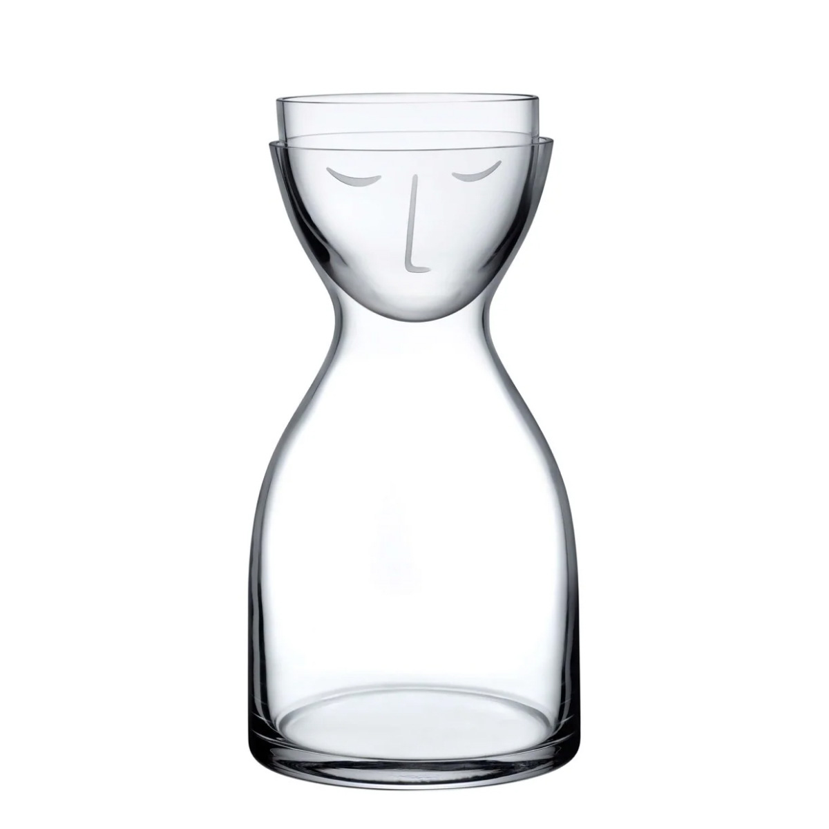 Набор из графина 850 мл и стакана для воды Mr & Mrs от Nude Glass