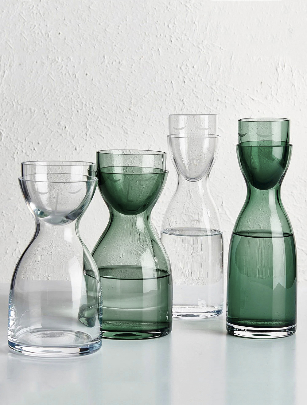 Набор из графина 850 мл и стакана для воды Mr & Mrs от Nude Glass