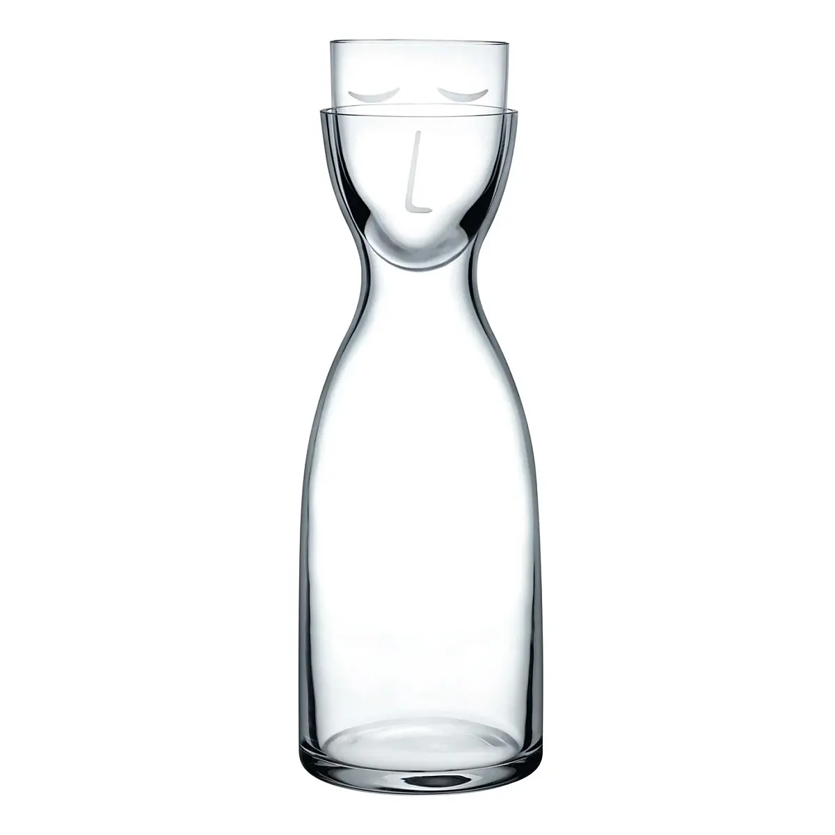 Набор из графина 700 мл и стакана для воды Mr & Mrs