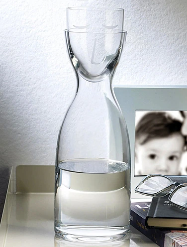 Набор из графина 700 мл и стакана для воды Mr & Mrs