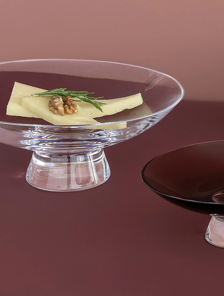 Ваза для фруктов Silhouette, 22 см от Nude Glass