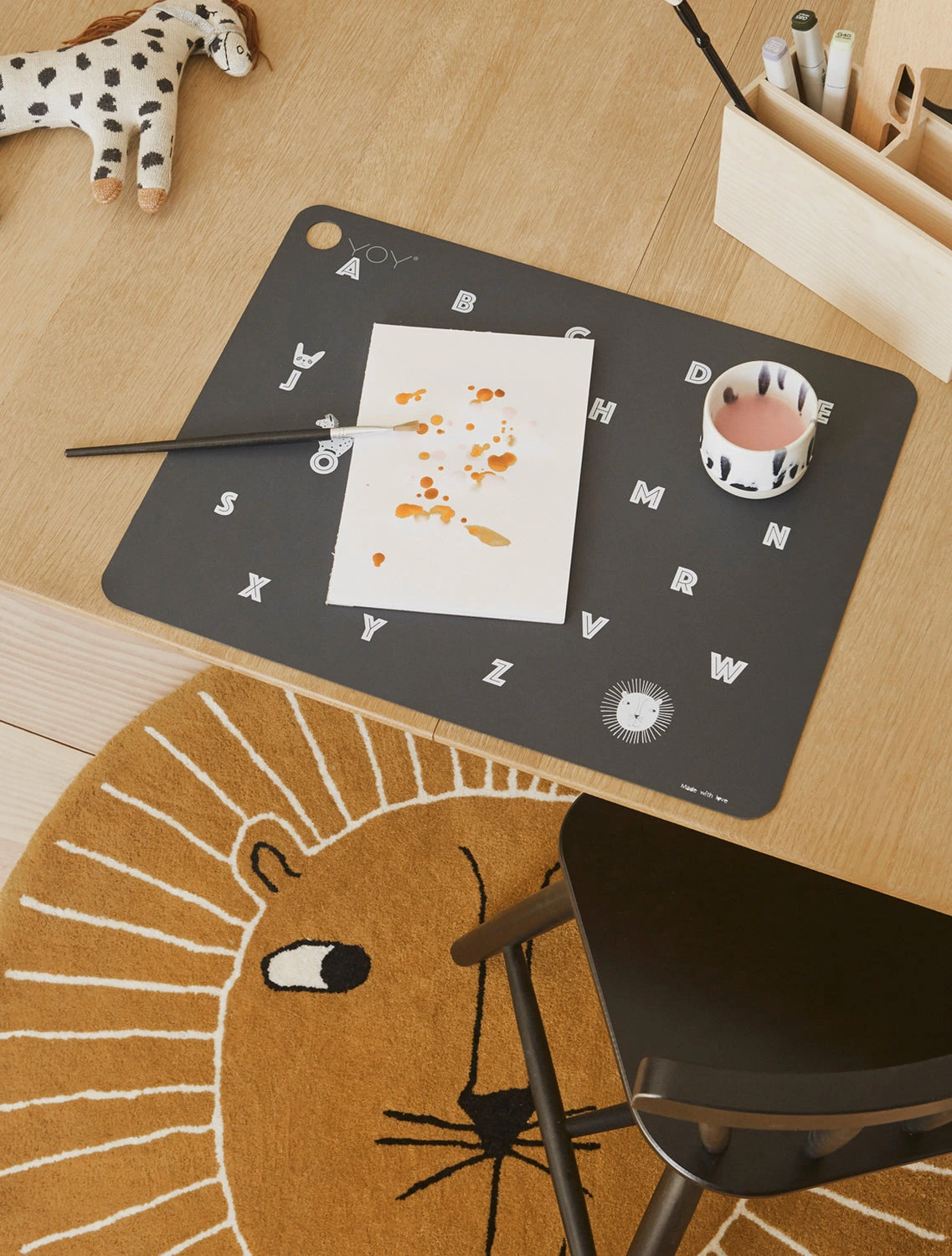 Декоративный коврик Lion, 95 см