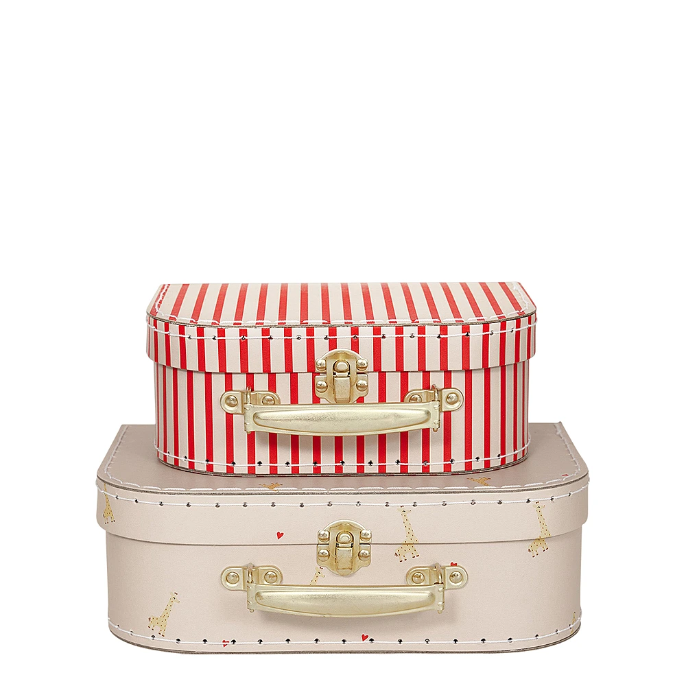 Набор из 2 чемоданчиков для хранения Giraffe & Stripe от OYOY Living Design