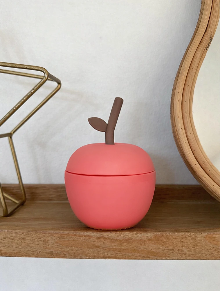 Детский поильник с трубочкой Apple, 250 мл от OYOY Living Design