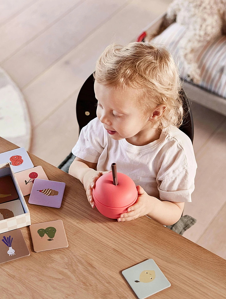 Детский поильник с трубочкой Apple, 250 мл от OYOY Living Design