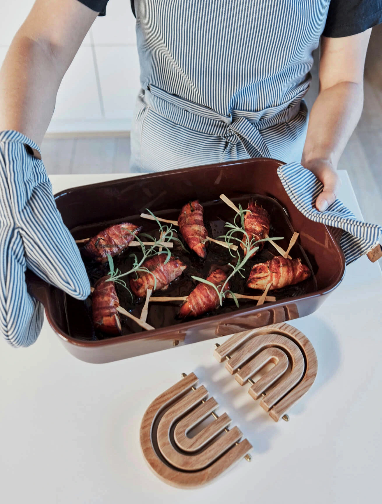 Кухонная прихватка Striped, 13х24 см