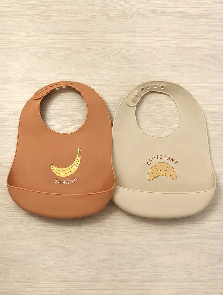 Набор из 2 нагрудников с карманами Yummy, 27х19 см от OYOY Living Design