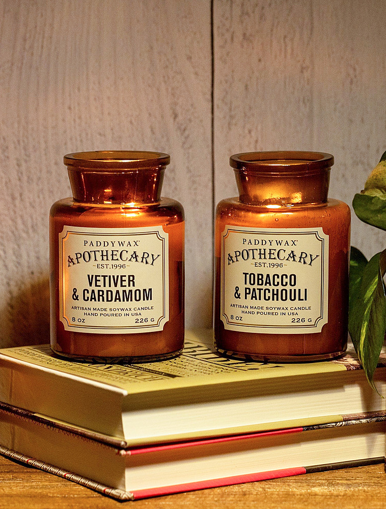 Ароматическая свеча Apothecary Vetiver & Cardamom, 12,5 см от Paddywax