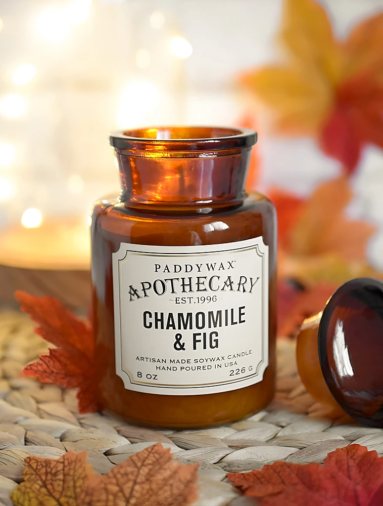 Ароматическая свеча Apothecary Chamomile & Fig, 12,5 см от Paddywax