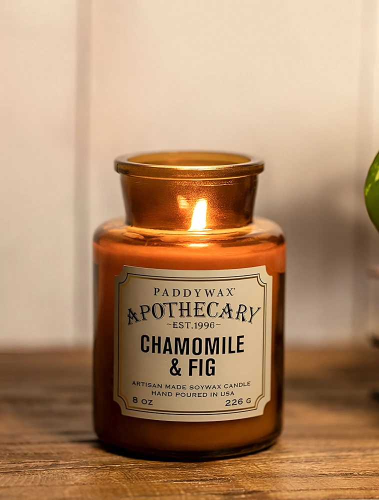 Ароматическая свеча Apothecary Chamomile & Fig, 12,5 см от Paddywax