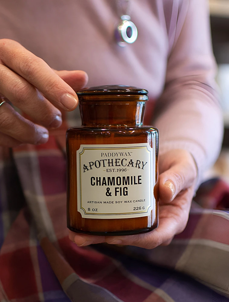 Ароматическая свеча Apothecary Chamomile & Fig, 12,5 см от Paddywax