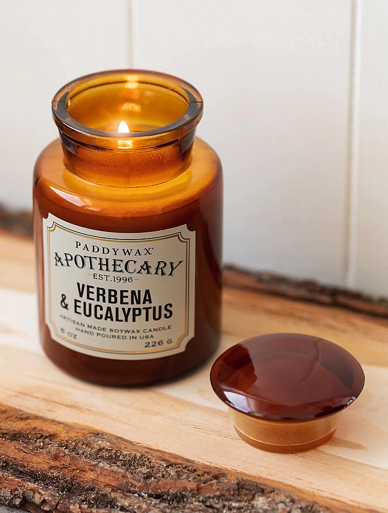 Ароматическая свеча Apothecary Verbena & Eucalyptus, 12,5 см от Paddywax