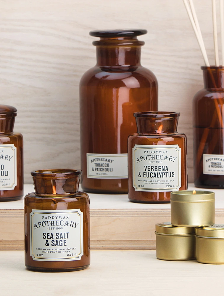 Ароматическая свеча Apothecary Verbena & Eucalyptus, 12,5 см от Paddywax