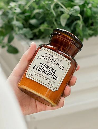 Ароматическая свеча Apothecary Verbena & Eucalyptus, 12,5 см