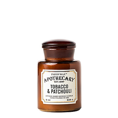 Ароматическая свеча Apothecary Tobacco & Patchouli, 12,5 см