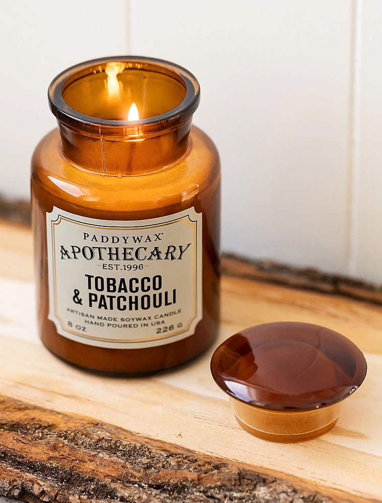 Ароматическая свеча Apothecary Tobacco & Patchouli, 12,5 см от Paddywax