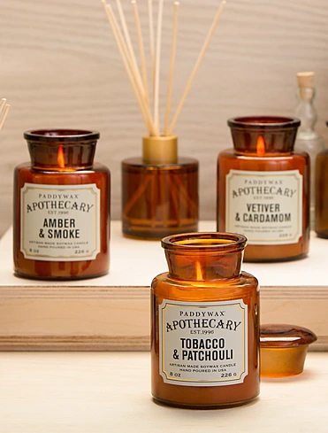 Ароматическая свеча Apothecary Tobacco & Patchouli, 12,5 см
