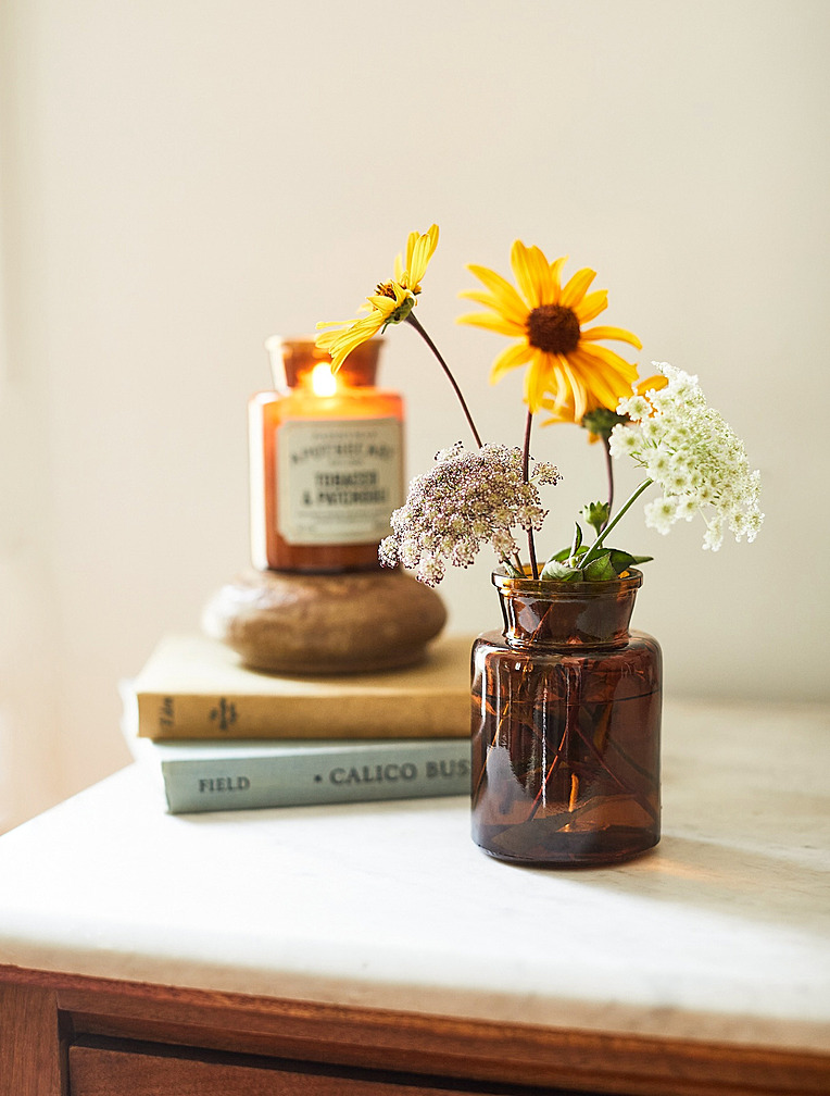 Ароматическая свеча Apothecary Amber & Smoke, 12,5 см от Paddywax