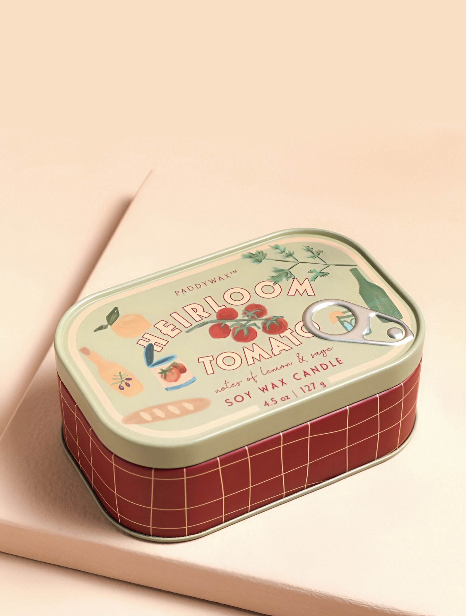 Ароматическая свеча Bistro Heirloom Tomato, 11,5x4 см