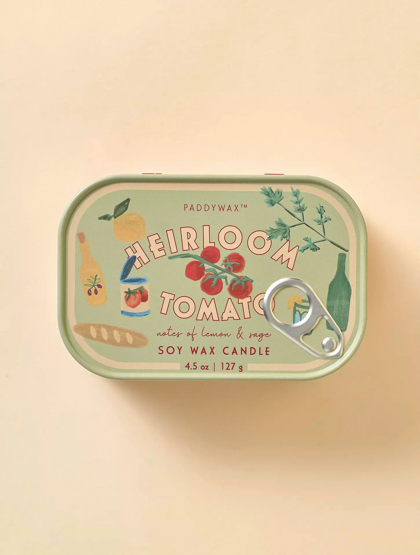 Ароматическая свеча Bistro Heirloom Tomato, 11,5x4 см