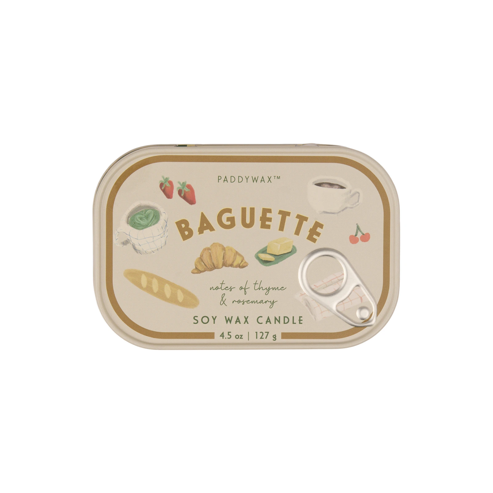 Ароматическая свеча Bistro Baguette, 11,5x4 см
