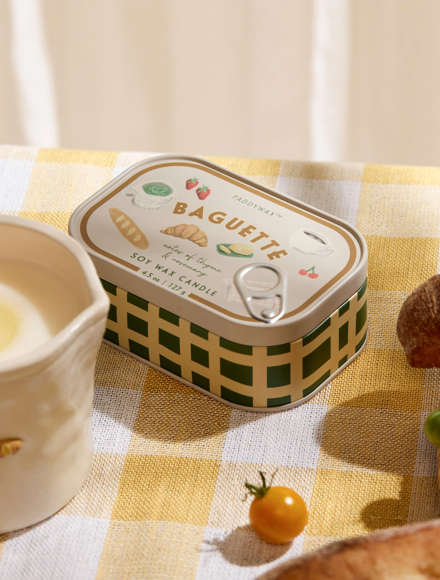 Ароматическая свеча Bistro Baguette, 11,5x4 см